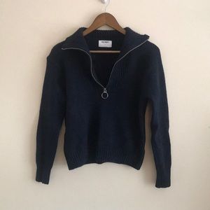 Soft Old Navy Sweater with Quarter Zip